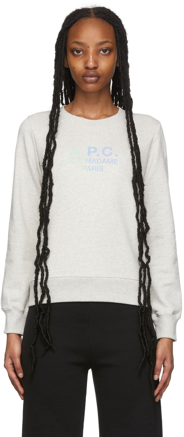 Sweatshirt A.P.C. Mathilda Sweatshirt Grå | COEBH-F27712, 0