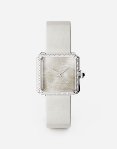 Ur Dolce & Gabbana Dolce & Gabbana Sofia Steel Watch with Diamonds Hvid | WWJC2SXCMDT8H012, 0