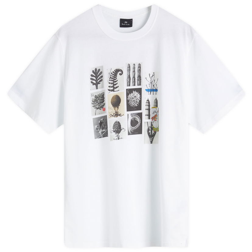 T-shirt Paul Smith Paul Smith Desert Flowers Graphic T-Shirt Hvid | M2R-011R-PP5135-01