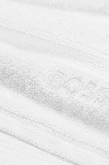 Sokker BOSS Aegean Cotton Hand Towel with Tonal Logo Hvid | -1013458, 1
