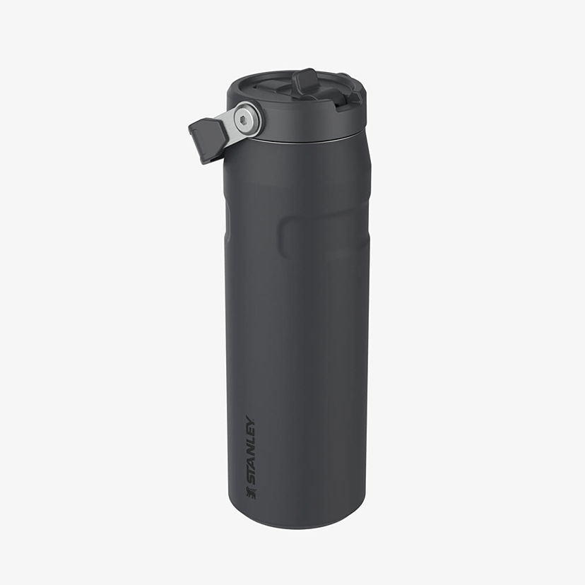Drikkeflaske Stanley IceFlow™ Flip Straw 2.0 700 ml/24oz Sort | 10-11283-143