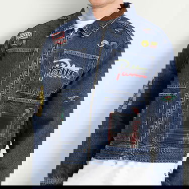 Jakke Patta Patta Whole Lotta Labels Denim Jacket Blå | POC-AW25-4200-348-0022-197, 5