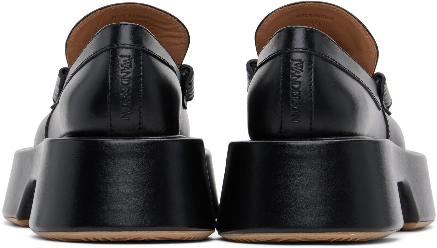 Tøj JW Anderson JW Anderson Platform Loafers Sort | FW0168-LA0020, 1