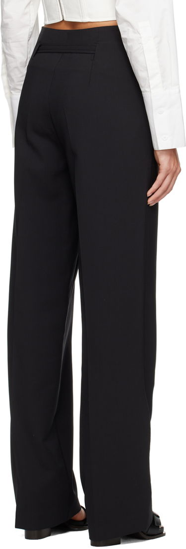 Bukser Dion Lee High-Waisted Dress Trousers Sort | C2065P22, 2