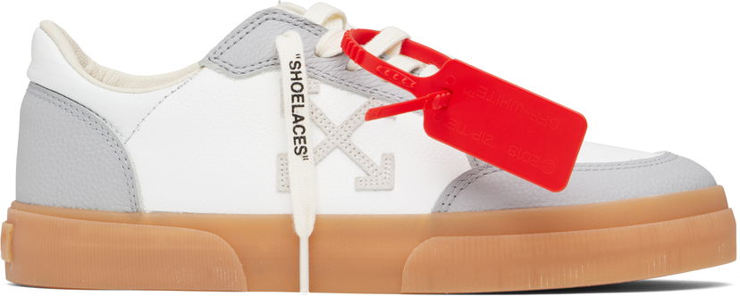 Sneakers og sko Off-White New Low Vulcanized Hvid | OMIA293S25LEA0010140