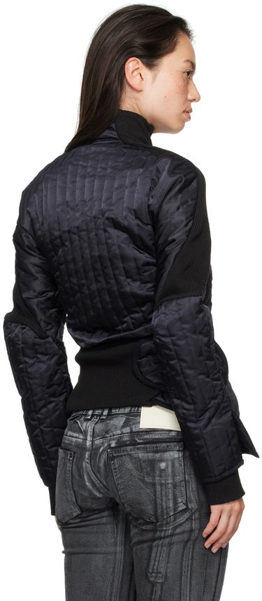 Bomberjakke Ottolinger Ottolinger Quilted Silhouette Jacket Sort | 1090605221, 2