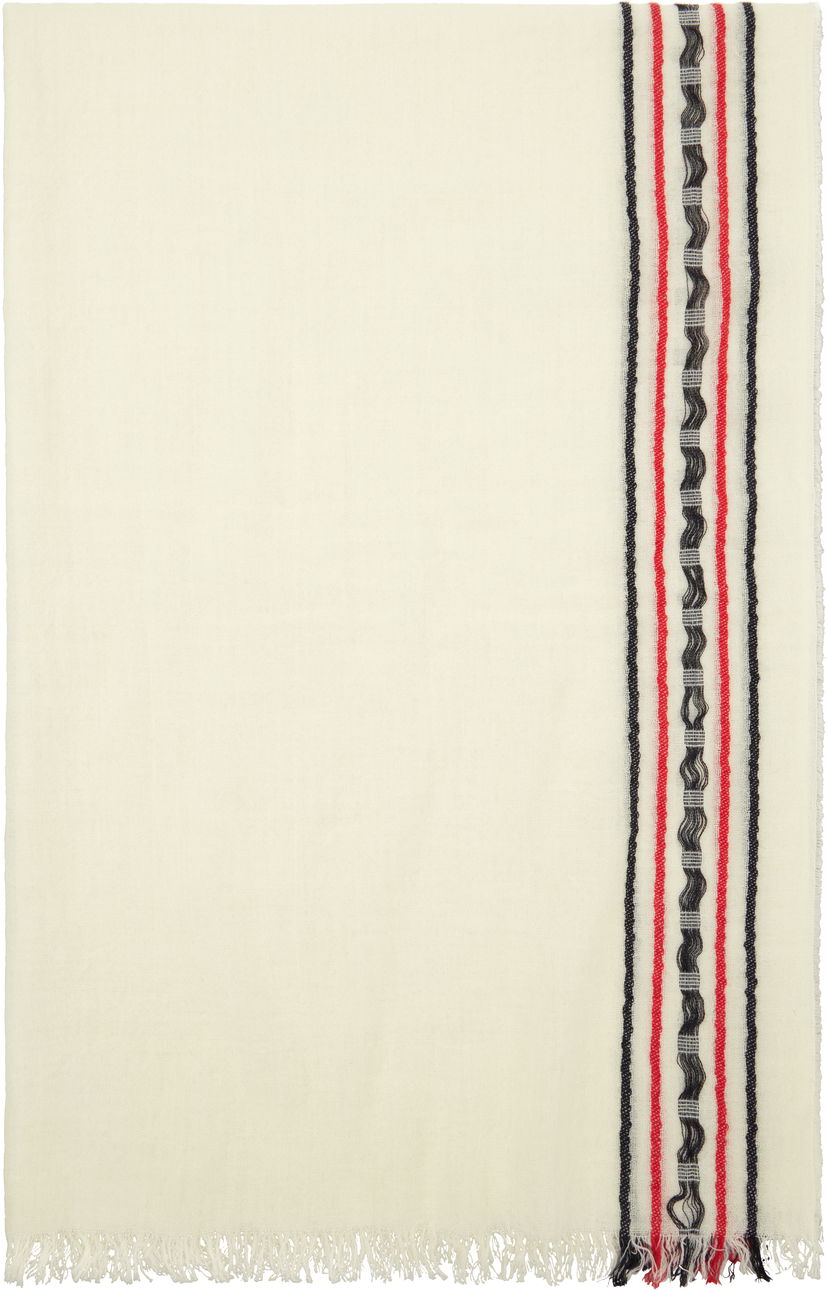 Tørklæde The Row The Row Terela Scarf Hvid | 8852-P95