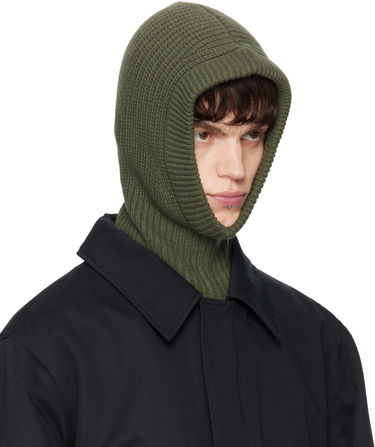 Beanie LEMAIRE Lemaire Lambswool Hooded Balaclava Grøn | AC1147 LK1026, 1