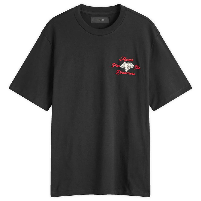 T-shirt AMIRI Embroidered Dreamers T-Shirt Black Sort | AMJYTE1129-001