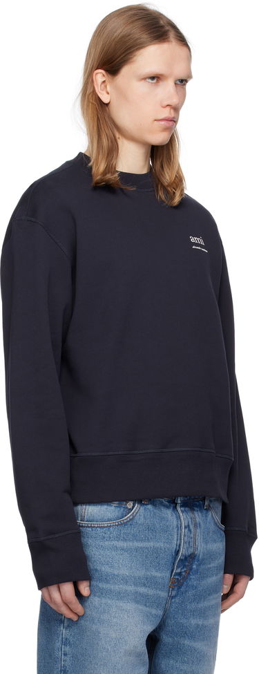 Sweater AMI AMI Paris Cotton Sweatshirt Grøn | HSW048.JE0120, 4