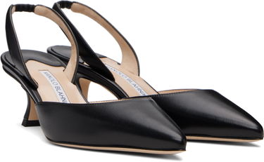 Smykker Manolo Blahnik Manolo Blahnik Carolyne Slingback Pumps Sort | 9XX-0478, 3