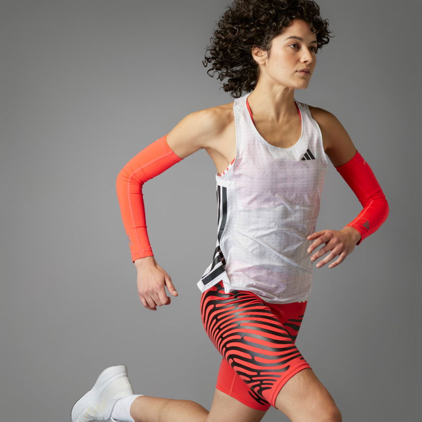 Tanktop adidas Performance Adizero Running Tank Top Hvid | JC7667