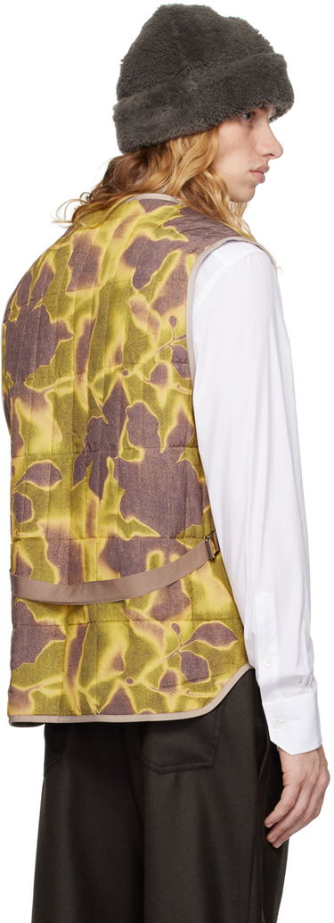 Vest Paul Smith Paul Smith Photogram Leaves Print Quilted Vest Grøn | M1R-134Z-N02490-10, 2