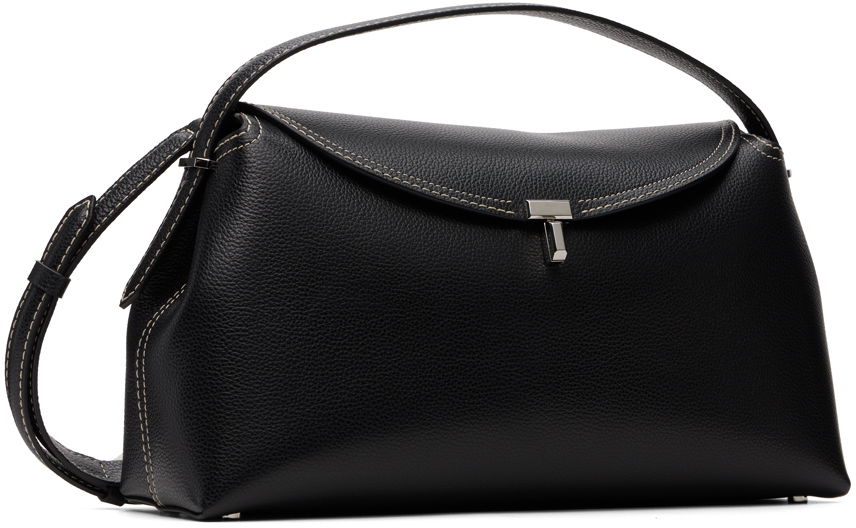 Mulepose TOTEME T-Lock Leather Shoulder Bag Sort | 234-WLGBG427-LE0030, 1