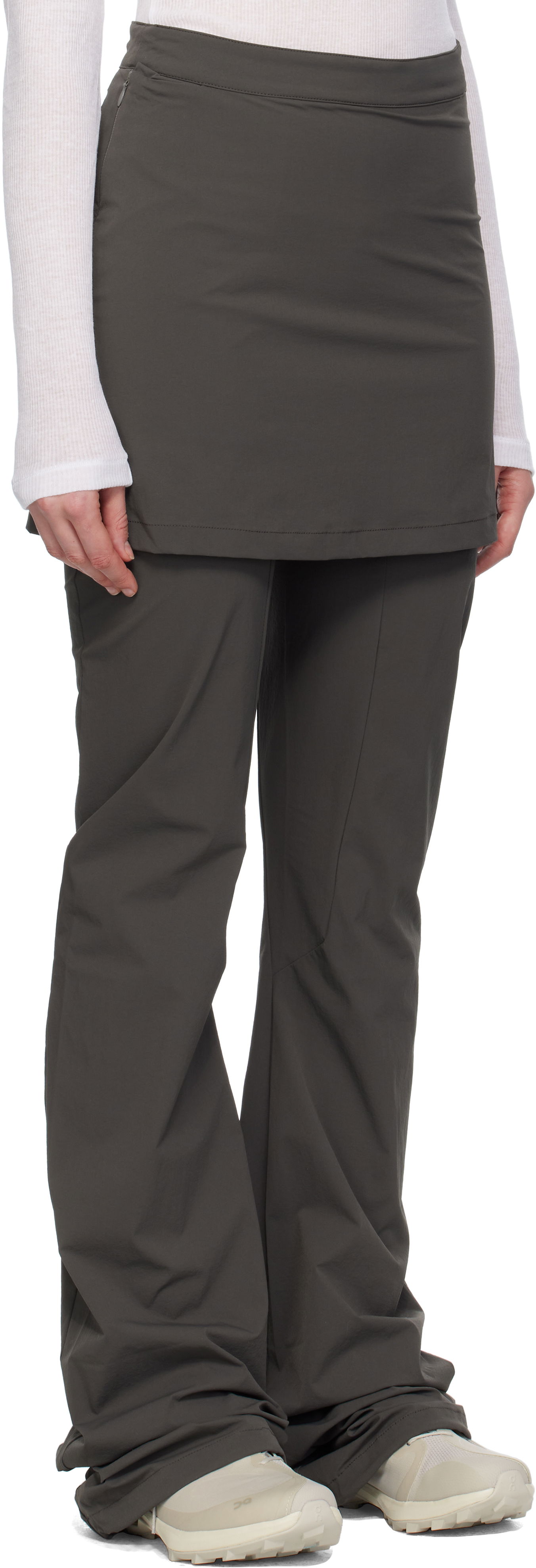 Bukser ROA ROA Skort Sport Pants Grå | RBWW025FA13, 1