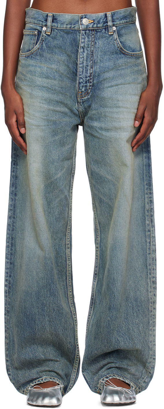 Jeans Balenciaga Loose-Fit Grå | 736540 TNW01, 0