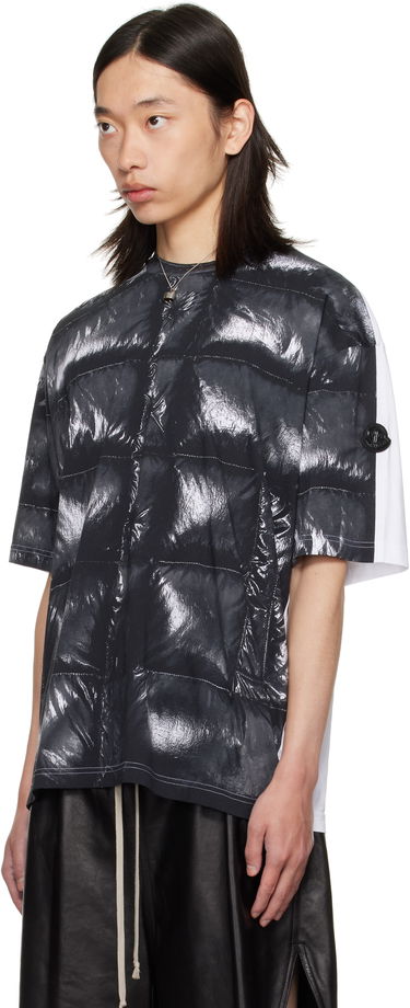 T-shirt Moncler Moncler Genius x A$AP Rocky Glossy Padded Short Sleeve T-Shirt Sort | K24048C0000189AYW, 3
