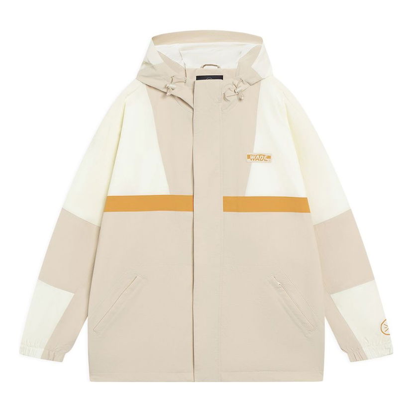 Vindjakke Li-Ning Way Of Wade Graphic Windbreaker Beige | AFDT085-7