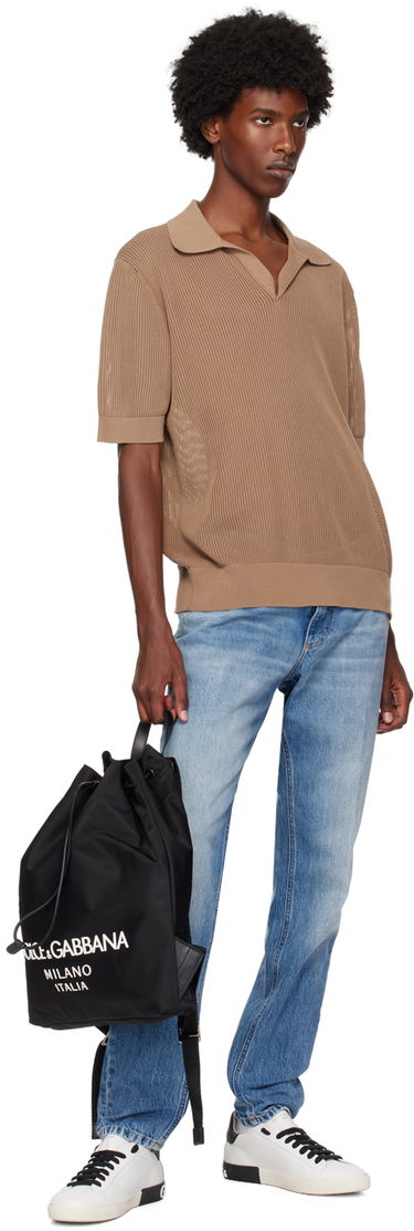 Rygsæk Dolce & Gabbana Drawstring Backpack Sort | BM2336AG182, 3