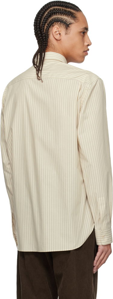 Skjorte The Row The Row Ashford Striped Shirt Beige | 851-W3585, 2