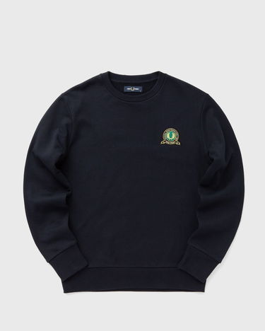 Sweatshirt Fred Perry Tennis Badge Sweatshirt Mørkeblå | M1751-608, 2