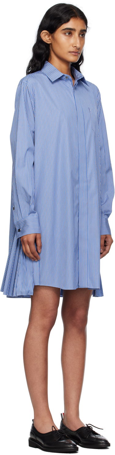 Kjole sacai Sacai Poplin Minidress Blå | 25-08003, 1