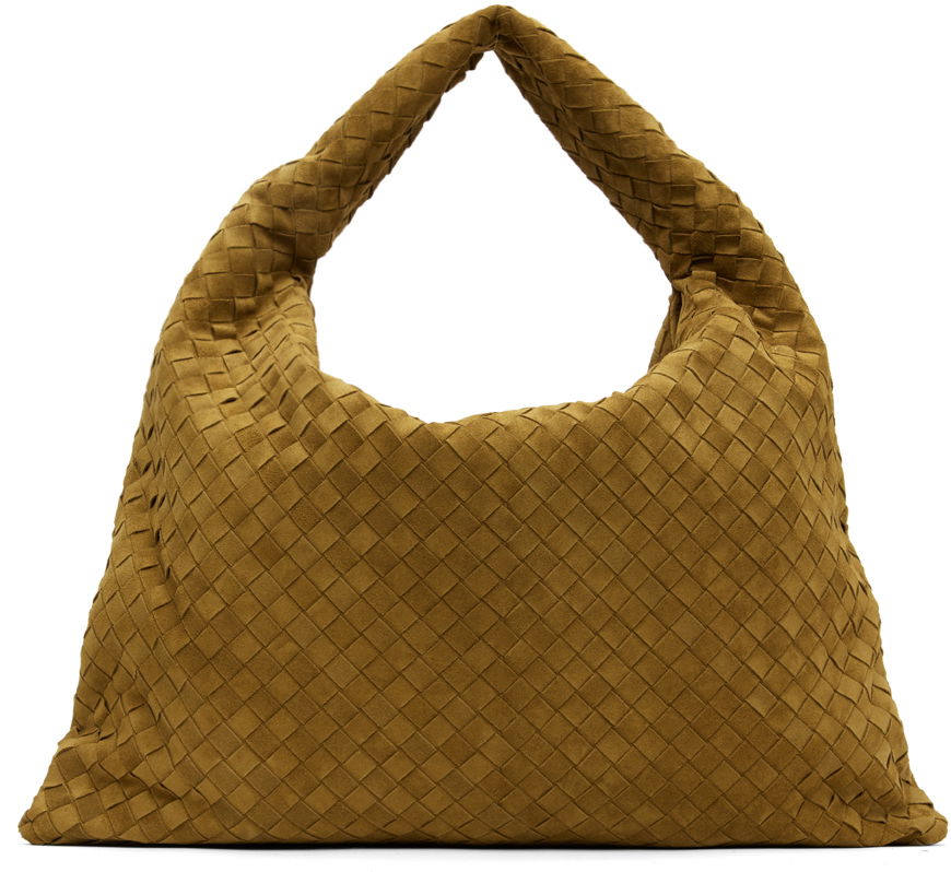 Skuldertaske Bottega Veneta Large Hop Bag Beige | 763970 V1QE3, 0