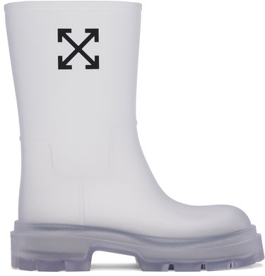 Regnfrakke Off-White Off-White Arrow Reboot Boots Hvid | OMIE00BS25MAT0027910, 0