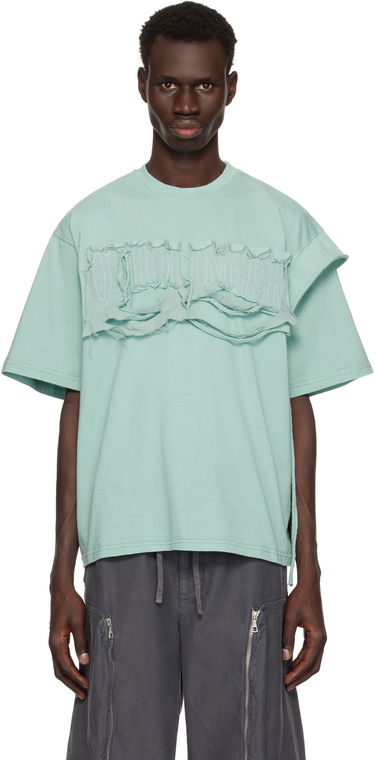 T-shirt Ottolinger Ottolinger Distressed Oversized T-Shirt Grøn | 115-102315-01, 0