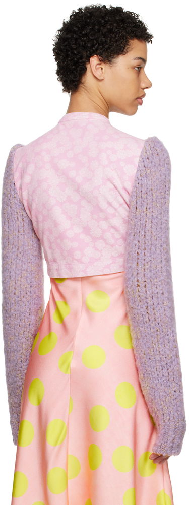 Kjole ERL ERL Floral Cropped Jacket Lyserød | ERL06J103, 2