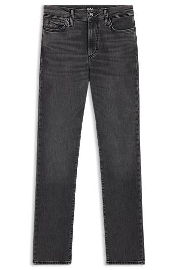 Jeans BOSS Slim-Fit Performance-Stretch Jeans Grå | 50545012, 0