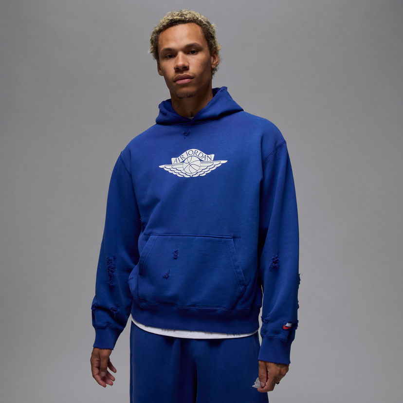 Sweatshirt Jordan Jordan Rare Air Fleece Hoodie Blå | IB3003-485