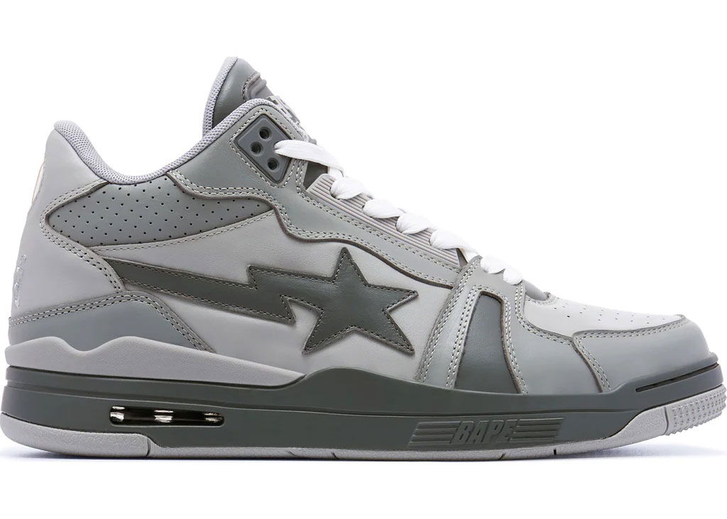 Sneakers og sko BAPE A Bathing Ape Clutch Sta "Grey" Grå | 1J30-191-020-GRA / 001FWJ301020I-GRA, 0