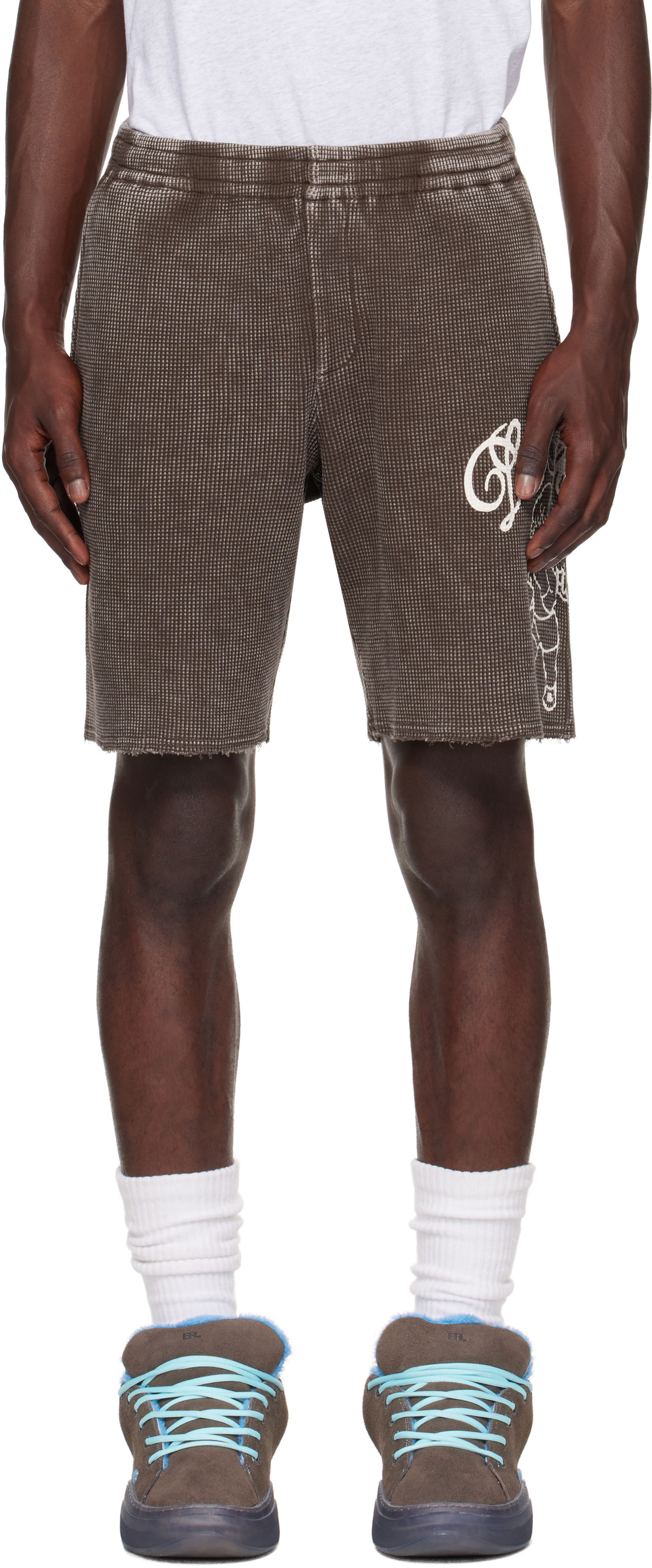 Shorts Dime Dime Waffle Fighter Shorts Brun | DIMESU2518BRW, 0