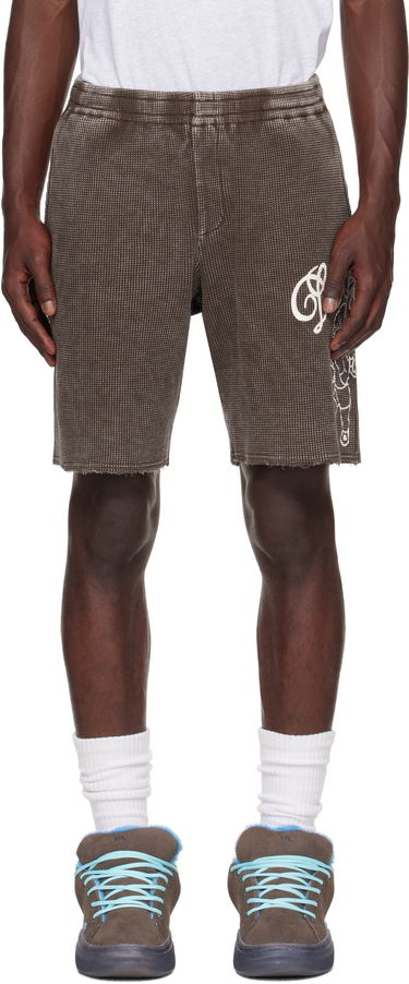 Shorts Dime Dime Waffle Fighter Shorts Brun | DIMESU2518BRW, 0