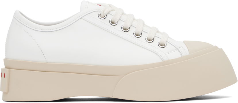 Skopleje Marni Marni Pablo Nappa Leather Hvid | SNZW003020 P7226