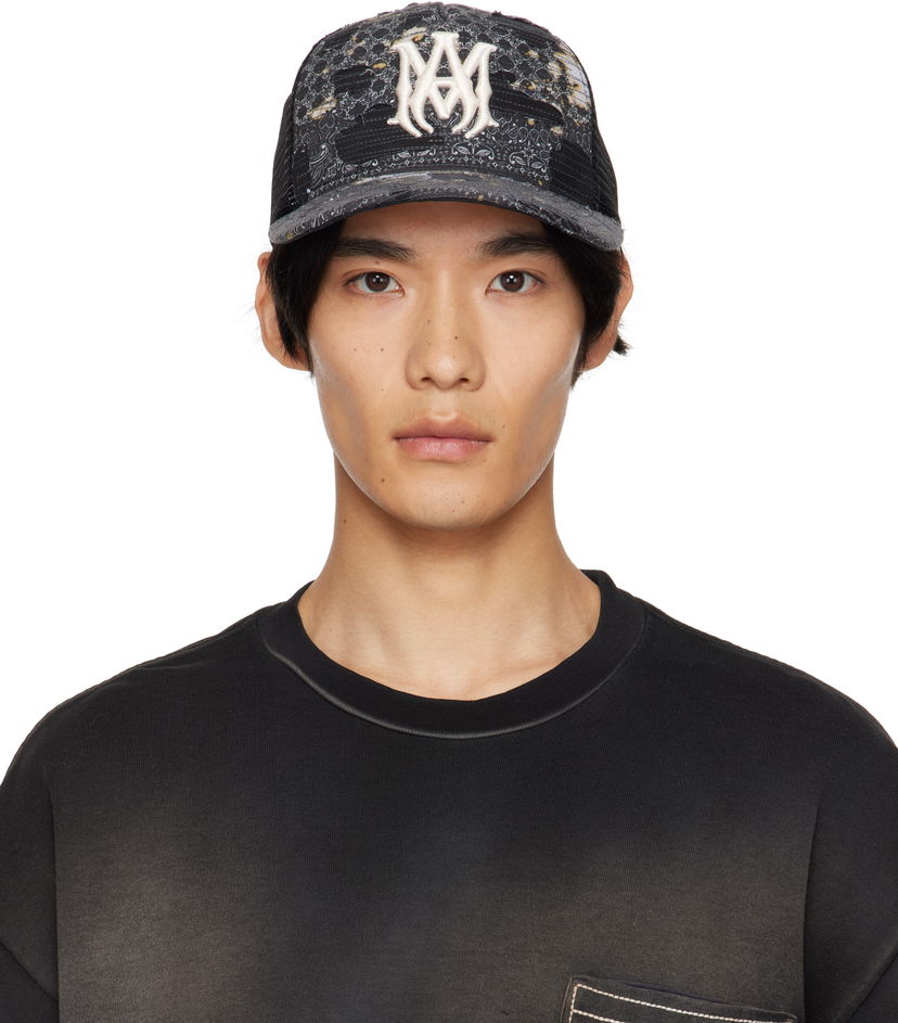 Kasket AMIRI AMIRI Bandana Repair Trucker Cap Sort | AMHATR1028