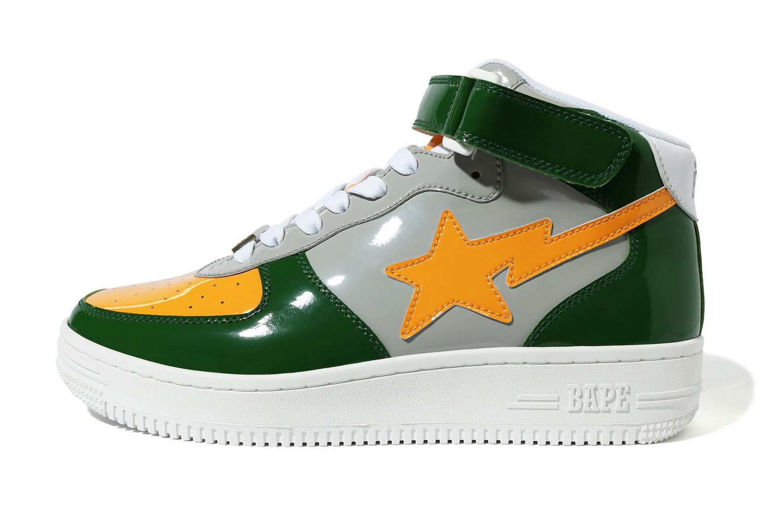 Sneakers og sko BAPE Pabe Sta Mid Grøn | 1G30191004 GRN, 0