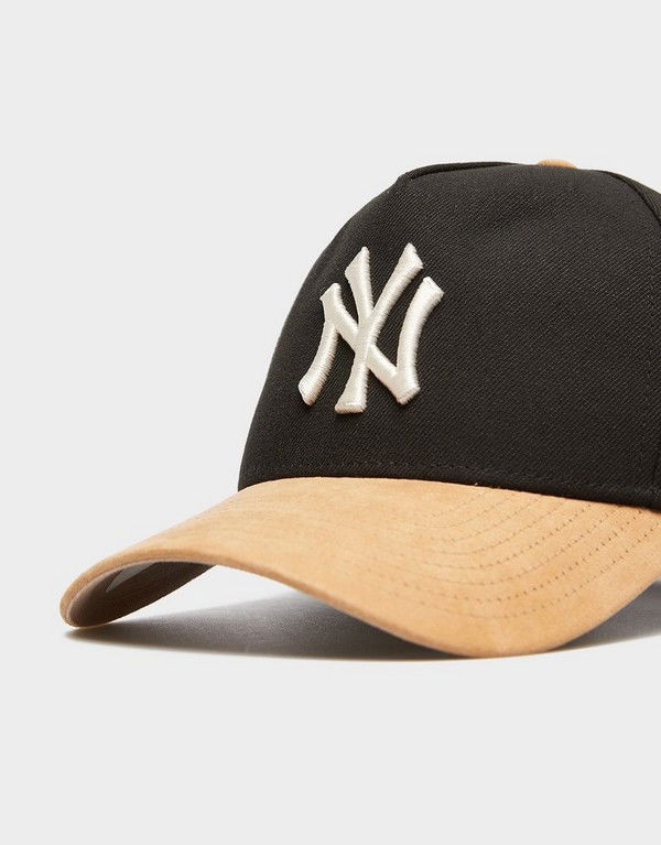 Kasket New Era New York Yankees Suede Visor Eframe Cap Beige | 60759008, 1