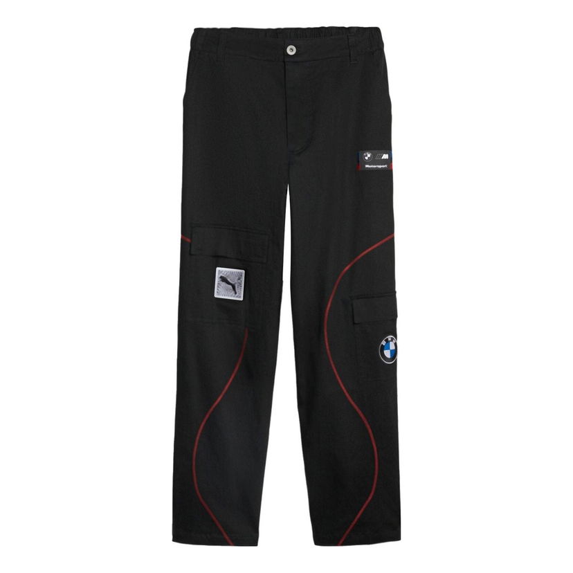 Cargo bukser Puma BMW M Motorsport Garage Crew Pants Sort | 621028-01