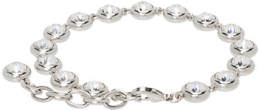 Armbånd Amina Muaddi Crystal-Embellished Anklet Metalisk | IRIS ANKLET, 4