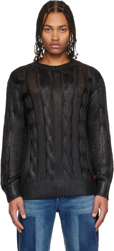 Sweater Diesel K-Michiu Cable Knit Sweater Sort | A19187-0NKCP-9XX, 0