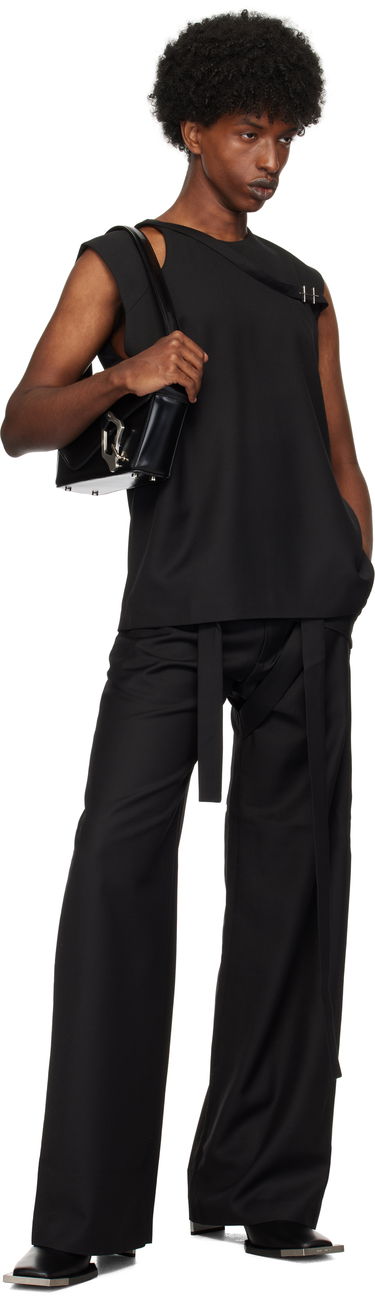 Tanktop HELIOT EMIL Aegis Tailored Tank Top Sort | AW24_M_04_047_BLK01, 3