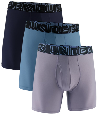 Boksere Under Armour Under Armour SOLID 6in 3-Pack Boxer Shorts Flerfarvet | 1383884-024, 0