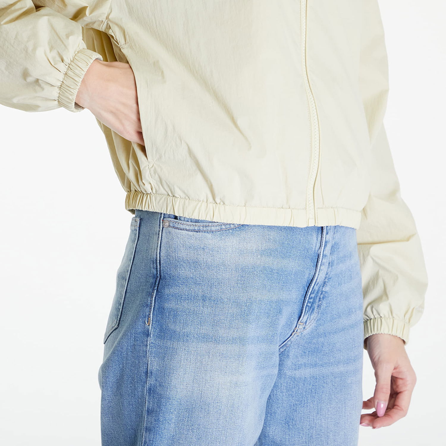 Vindjakke CALVIN KLEIN Jeans Logo Drawstring Windbreaker Green Haze Grøn | J20J223353 LFU, 1