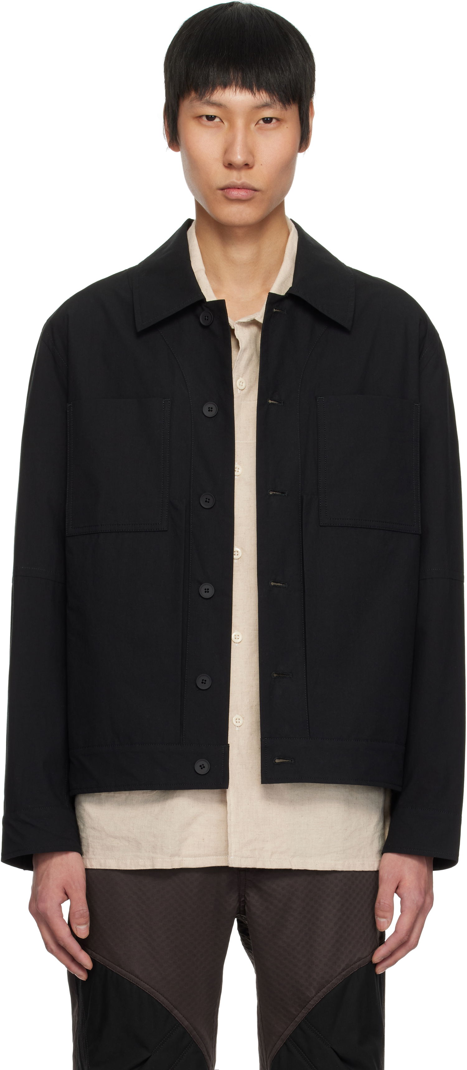 Jakke Craig Green Craig Green Worker Jacket Sort | CGSS25CWOJKT86, 0