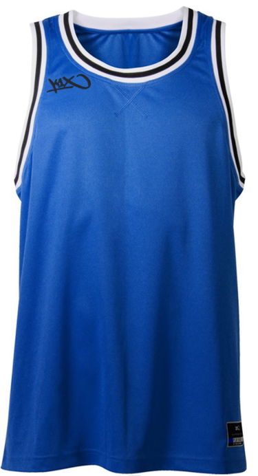 Tanktop K1X K1X Hardwood Double X Basketball Jersey Blå | 72000008-4557, 2
