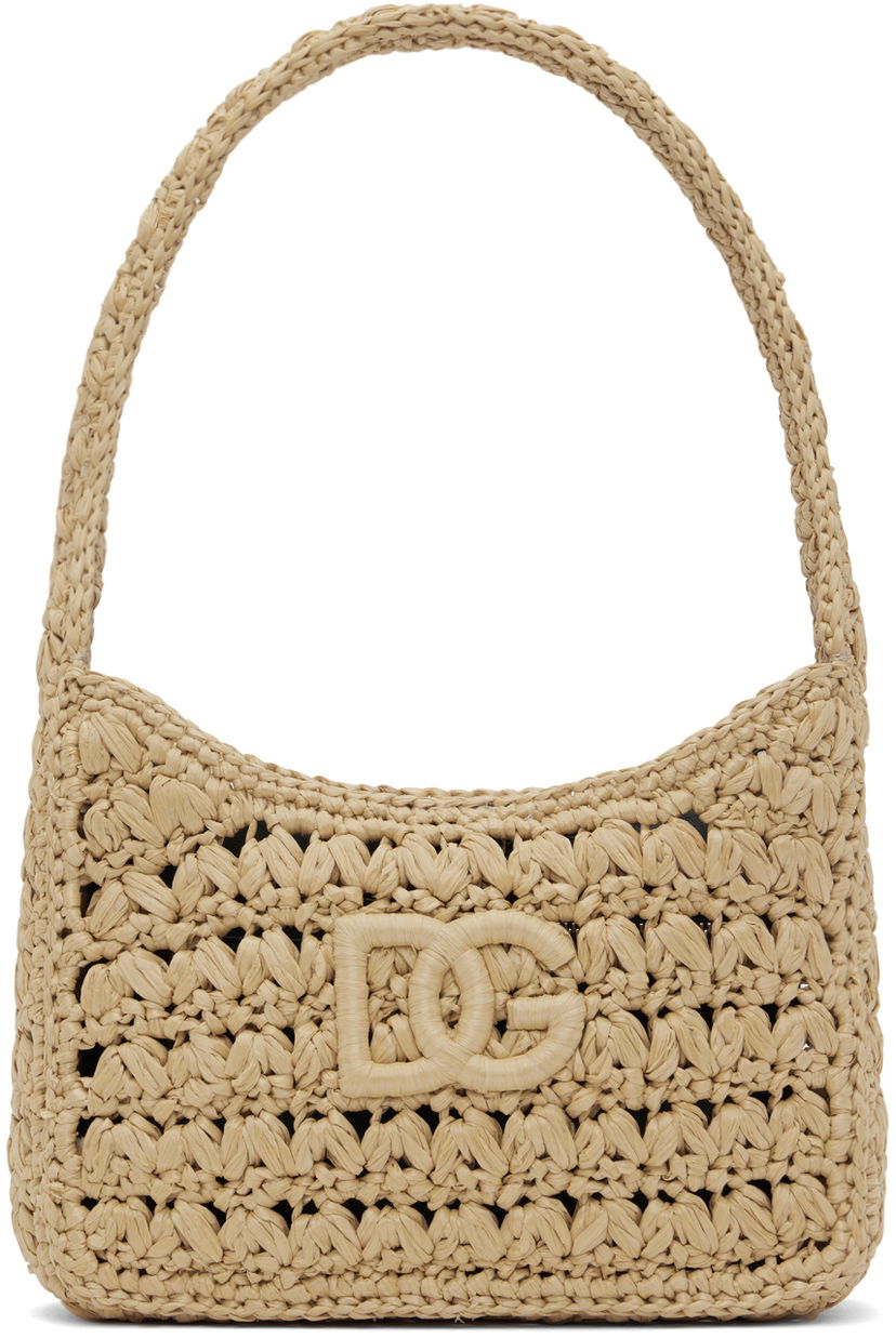 Mulepose Dolce & Gabbana Dolce & Gabbana Crochet Shoulder Bag Beige | BB7657A4547