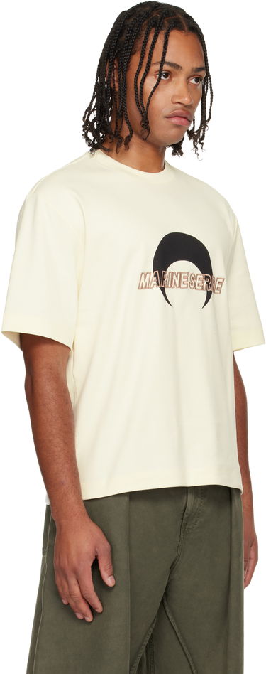 T-shirt Marine Serre Marine Serre MS Sport Relaxed Jersey T-Shirt Lilla | UTT001A CJER0072, 4