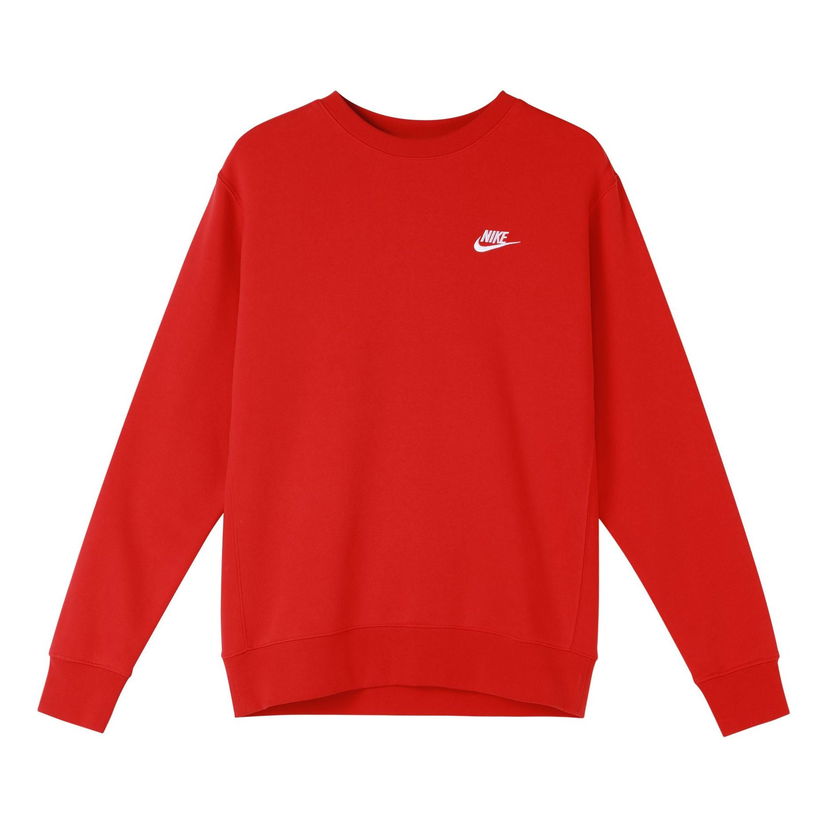 Sweater Nike Sportswear Round Neck Pullover Rød | BV2663-657